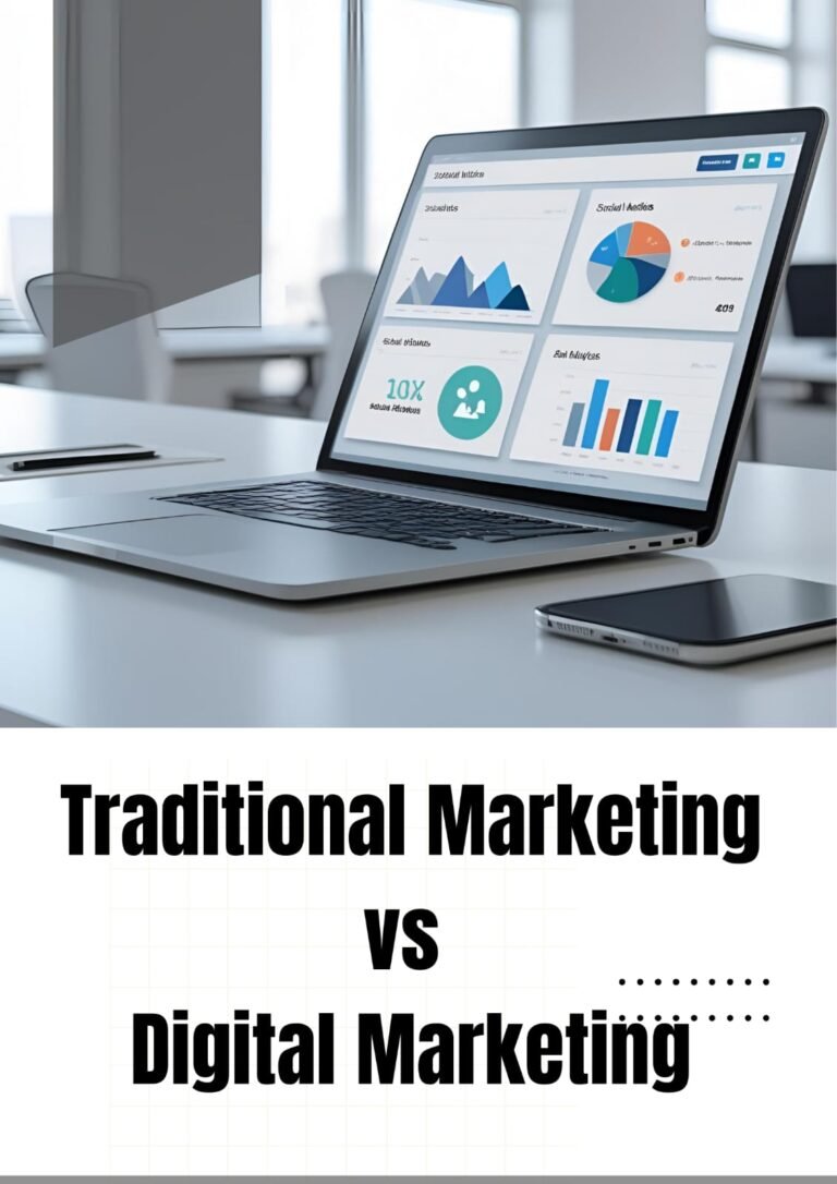 Difference between traditional marketing and digital marketing!